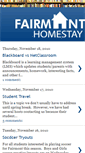 Mobile Screenshot of homestayblog.fairmontschools.com